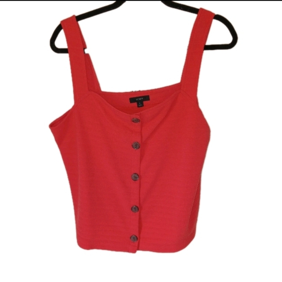 J. Crew Tops - J Crew Cropped Ribbed Knit Top Large